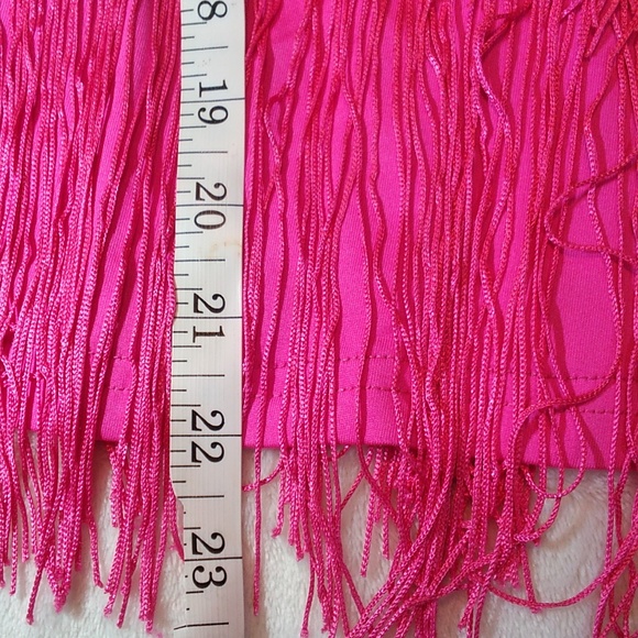 Women's fringe trim cami dress - Picture 6 of 8